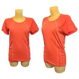 🌹3/15🌹ATHLETA Neon Dark Orange Athletic Workout Top